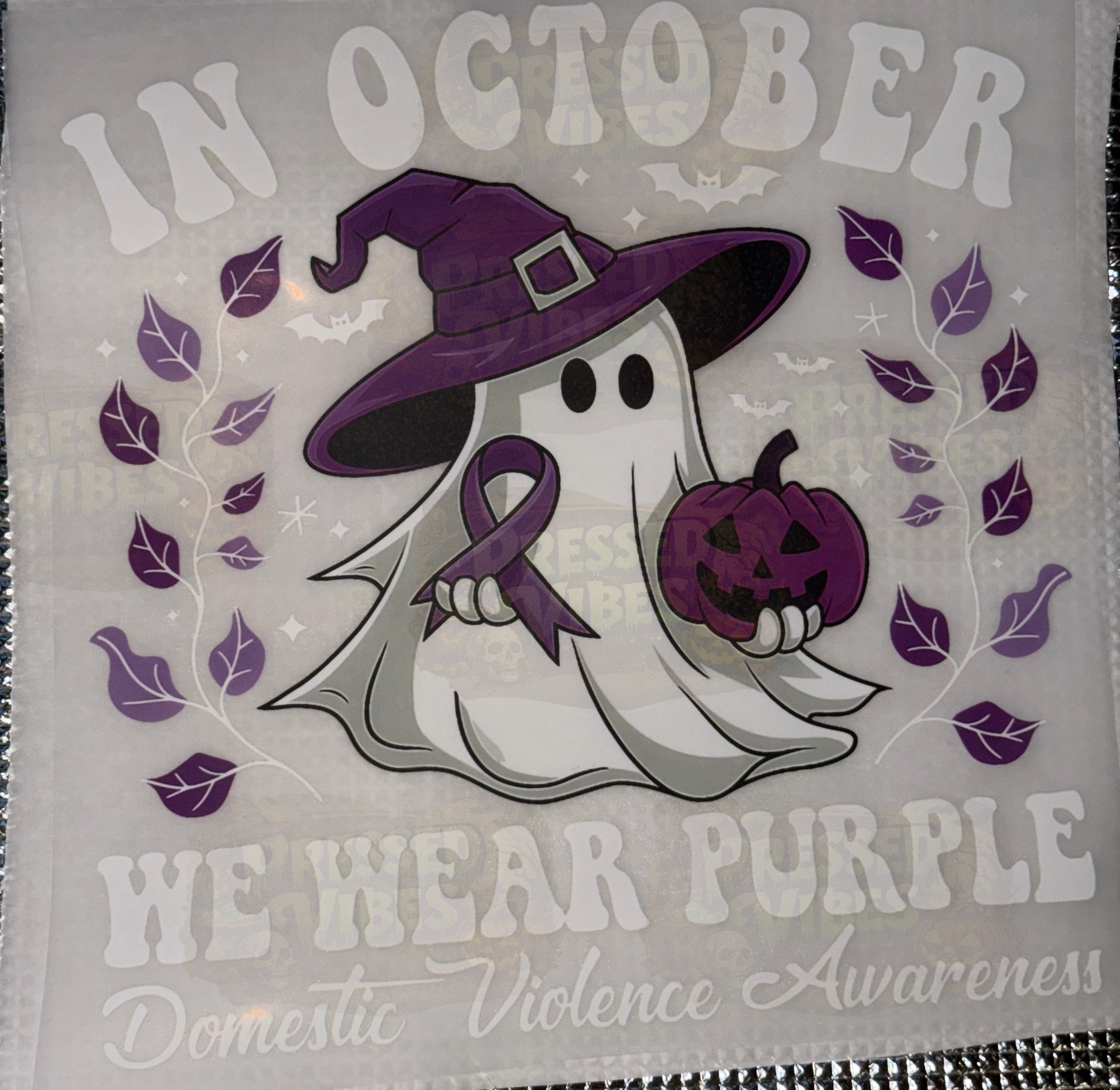 A+ in Oct we wear 💜